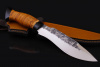 Нож "Акула" кованая 95х18. Рукоять Береста.