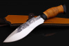 Нож "Акула" кованая 95х18. Рукоять Береста.